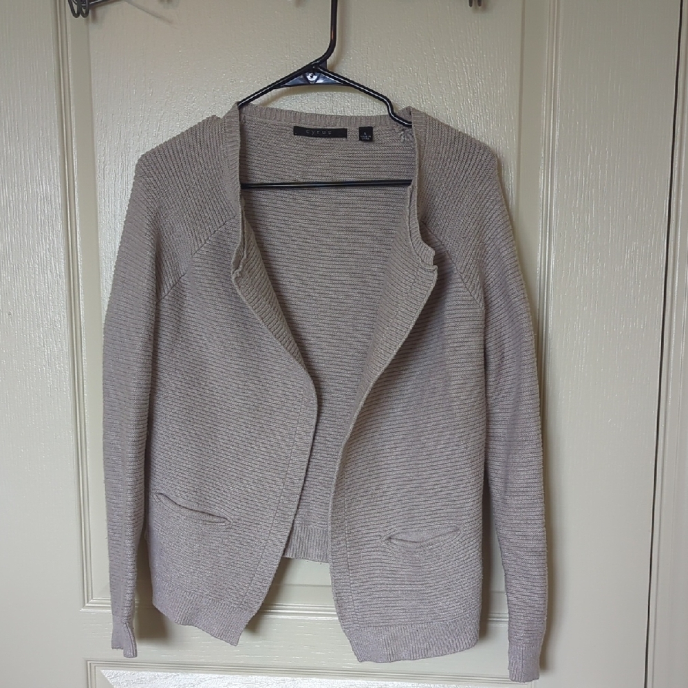 Cyrus Beige Knit Sweater
